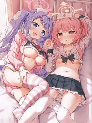 (C108) [Grand＊Gibier (エゾシカ)] 二人の救護から逃げられない!？ (ブルーアーカイブ)_0002