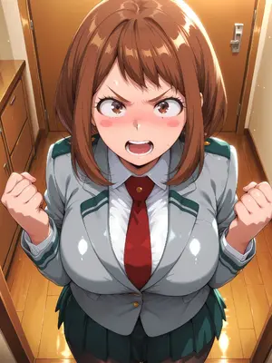 [LewdPeach] Ochaco Uraraka (265P) [AI Generated]_004