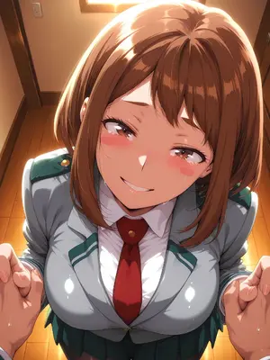 [LewdPeach] Ochaco Uraraka (265P) [AI Generated]_007