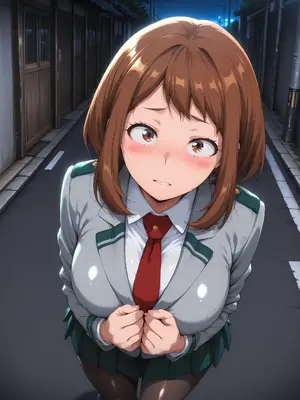 [LewdPeach] Ochaco Uraraka (265P) [AI Generated]_012