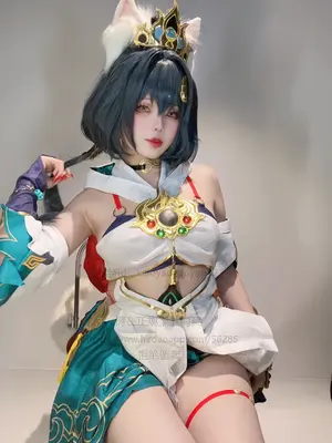 小瑶幺幺 (xiaoyaoyaoyao12) cosplay Yunli - HonkaiStar Rail_001