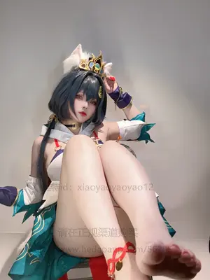 小瑶幺幺 (xiaoyaoyaoyao12) cosplay Yunli - HonkaiStar Rail_004