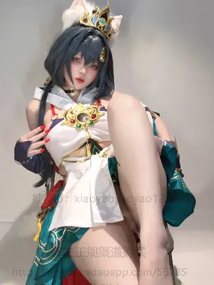 小瑶幺幺 (xiaoyaoyaoyao12) cosplay Yunli - HonkaiStar Rail_005