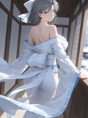 [Zuki] Yumi Dancing Snowflake - Senran Kagura x Brown Dust 2 [AI Generated]_002