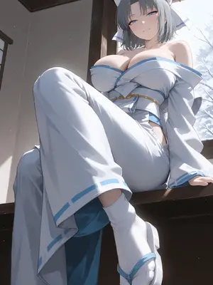 [Zuki] Yumi Dancing Snowflake - Senran Kagura x Brown Dust 2 [AI Generated]_004