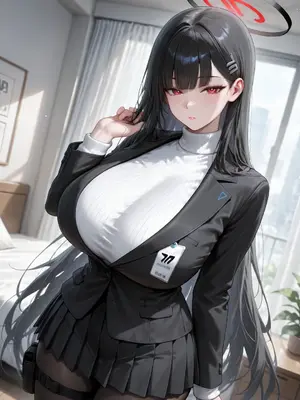 (mirai art) Tsukatsuki Rio 調月リオ (blue archive) [AI Generated]
