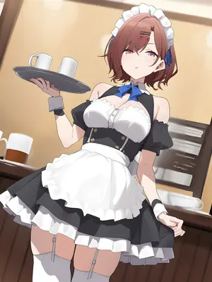 (Bluebird) Madoka Higuchi maid [AI Generated]