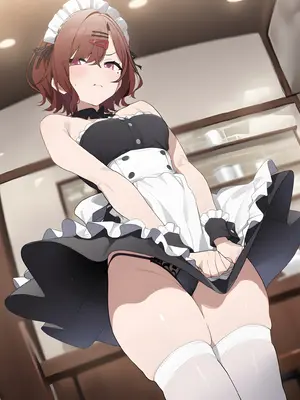 (Bluebird) Madoka Higuchi maid [AI Generated]_009