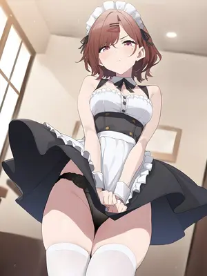 (Bluebird) Madoka Higuchi maid [AI Generated]_011