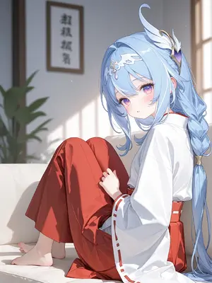 [misoya]---[巫女装]奥黛塔小姐请不要在我的XP上跳舞！---[O神--奥黛塔] -150%年龄参数-- [AI Generated]