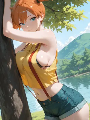 [Zuki] Misty - カスミ- 小霞 - 이슬 Pokémon (Patreon) [AI Generated]_002