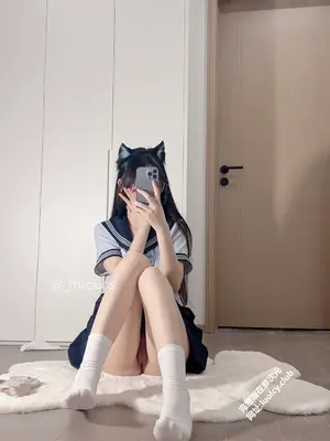 莎弥拉 - 猫儿水手服自慰订阅_003