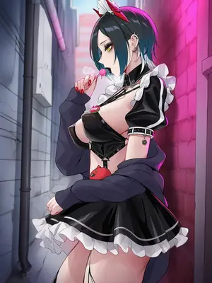 [AI小松鸟] 昏媚狂情的堕夜❤️与胡腾老婆的淫趣扮演游戏❤️p1 [AI Generated]_002