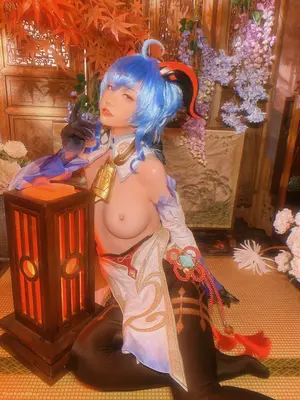 爆机少女喵小吉 (Nekokoyoshi) - 原神-甘雨_010