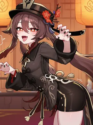 [LewdLoop] 胡桃(原神) [AI Generated]_006