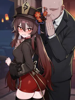 [LewdLoop] 胡桃(原神) [AI Generated]_008