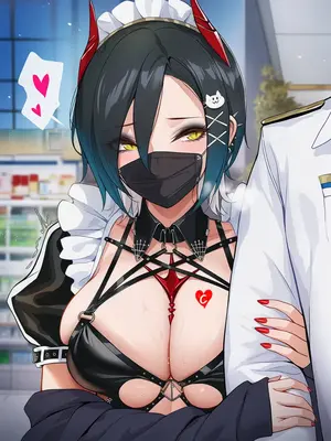 [AI小松鸟] 昏媚狂情的堕夜❤️与胡腾老婆的淫趣扮演游戏❤️p2 [AI Generated]_004