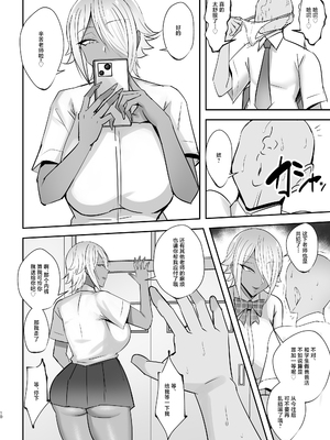 [へっだらいなー (さむらい)] クールな長身イケメン銀髪爆乳黒ギャルのメスの顔 [中国翻訳] [DL版]_0009