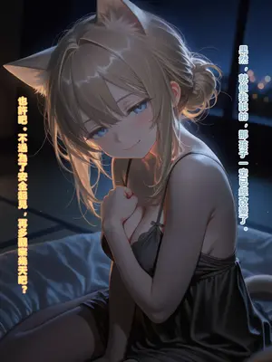 [AI Generated]えっちしか知らない性処理用の猫娘#16 負けられない夜 [中譯]_07