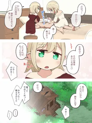 [えちえち大福 (猫大福)] エルフの姉妹に助けられた冒険者が性奴○にされるお話_0010