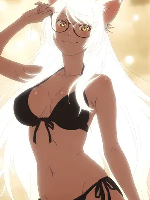 [AiWaifuDxD] Black Hanekawa&nbsp;&nbsp; Bakemonogatari [AI Generated]_04_4
