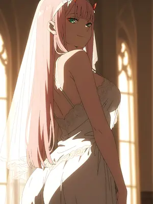 [AiWaifuDxD] Zero Two&nbsp;&nbsp; DARLING in the FRANXX [AI Generated]_002