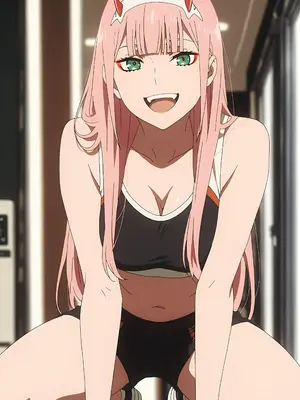 [AiWaifuDxD] Zero Two&nbsp;&nbsp; DARLING in the FRANXX [AI Generated]_010