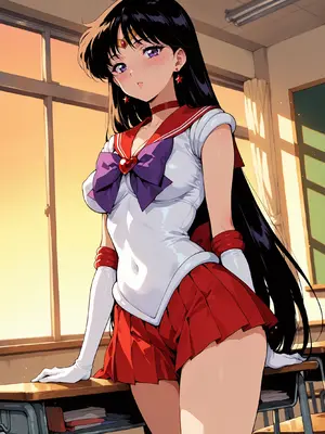 [Squeeshy] Sailor Mars (Sailor Moon) - 144 pics ︱ Request ︱ (Patreon) [AI Generated]_001