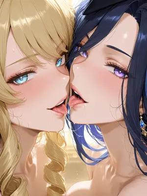 [Daewi] Clorinde x Navia ︱ Genshin Impact (Patreon) [AI Generated]_004