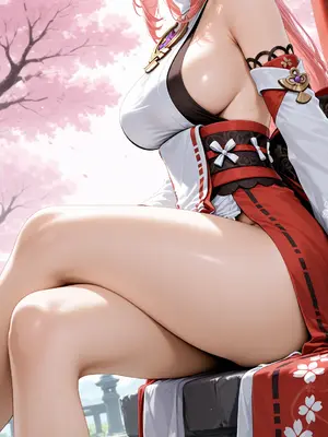 [Daewi] Yae Miko ︱ Genshin Impact (Patreon) [AI Generated]_005