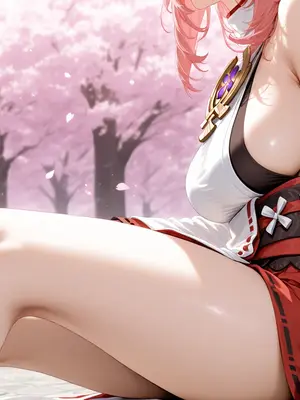 [Daewi] Yae Miko ︱ Genshin Impact (Patreon) [AI Generated]_008