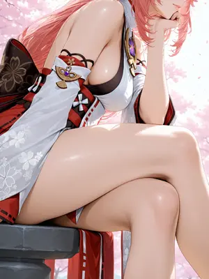 [Daewi] Yae Miko ︱ Genshin Impact (Patreon) [AI Generated]_011