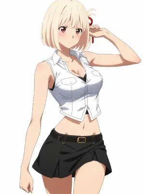 [Futanaut] Chisato [ Lycoris Recoil ] #1 (Complete Access) (Patreon) [AI Generated]_001_Simple_BG_1