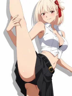 [Futanaut] Chisato [ Lycoris Recoil ] #1 (Complete Access) (Patreon) [AI Generated]_004_Simple_BG_4