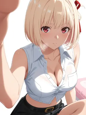 [Futanaut] Chisato [ Lycoris Recoil ] #1 (Complete Access) (Patreon) [AI Generated]_006_Simple_BG_6